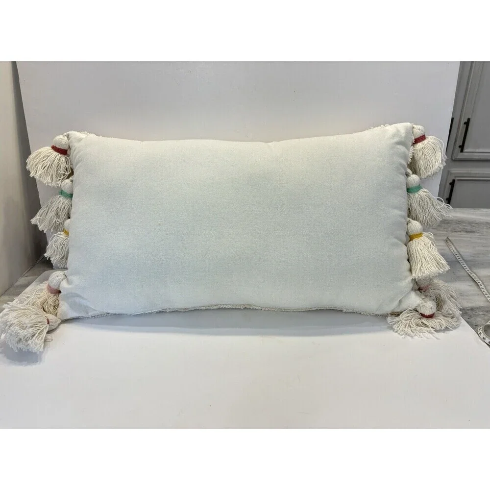 Chenille Rabbit Easter Bunny Pillow Décor Country Cottage  24